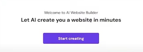 Hostinger AI Website Builder